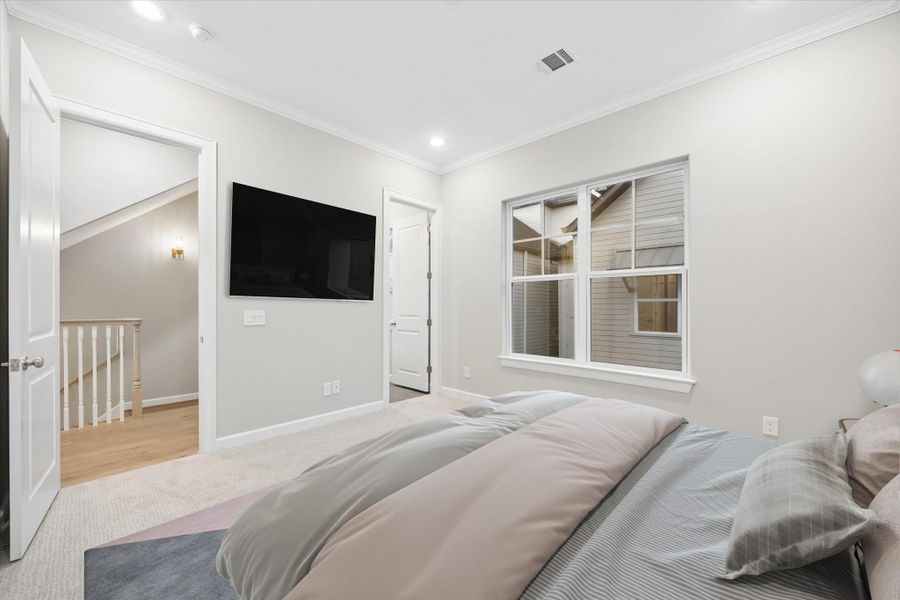 Furnished interior view inside a new home in , Houston (Image 5).