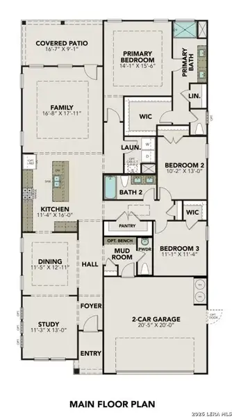 2D floor plan layout of this home in Comanche Ridge, San Antonio, TX (Image 3). 2D floor plan layout of this home in Comanche Ridge, San Antonio, TX (Image 3).