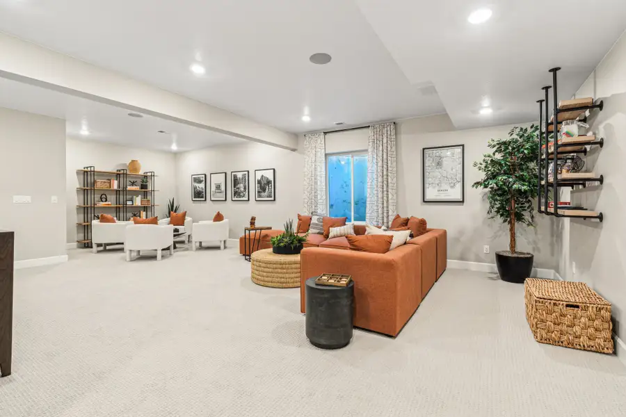 Furnished interior view inside a new home in Trailstone, Arvada (Image 54).