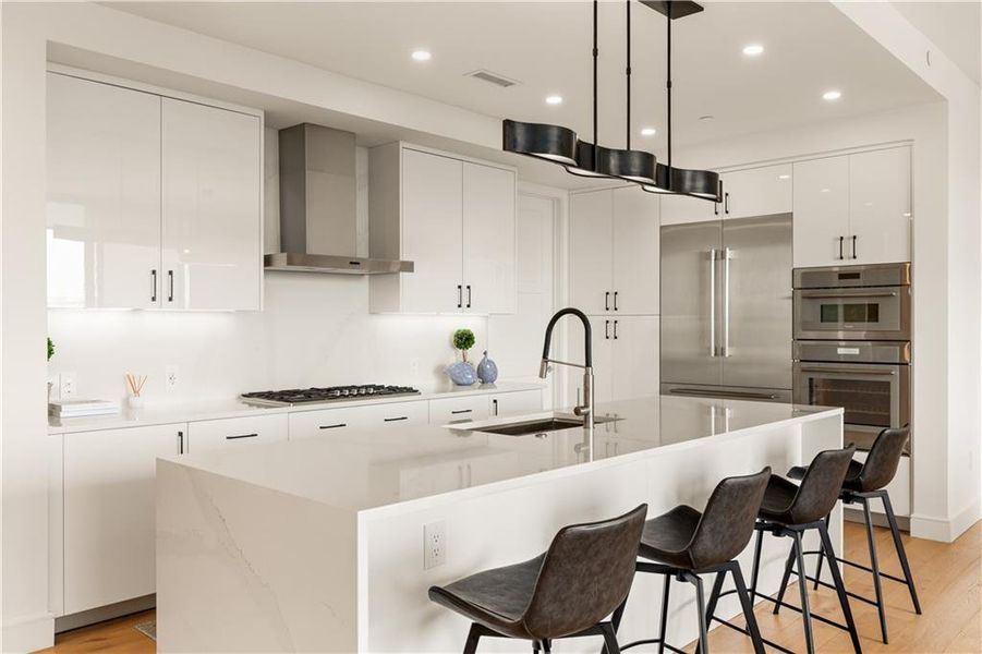 Furnished interior view inside a new home in , Atlanta (Image 13).