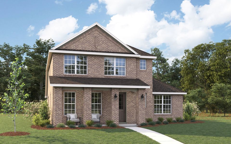 The Granbury - Traditional Elevation The Granbury - Traditional Elevation