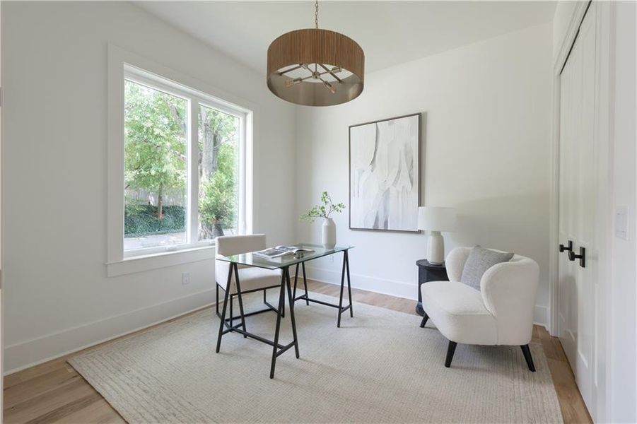 Furnished interior view inside a new home in , Smyrna (Image 11).
