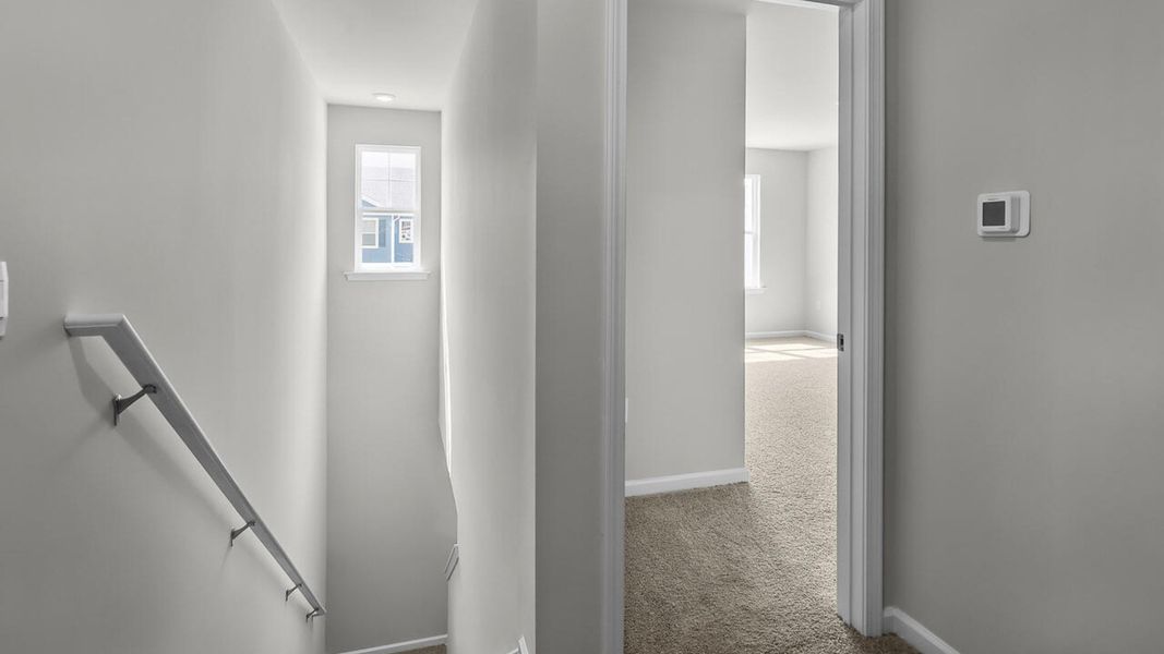 Spacious, unfurnished interior of a new home in Townes at Seabrooke, Leland (Image 16).