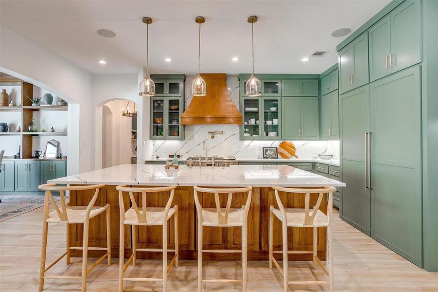 Furnished interior view inside a new home in , Aledo (Image 5).