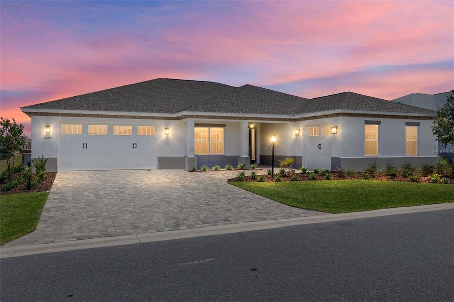 Front exterior of a new home in , Ocala, FL, highlighting curb appeal (Image 2). Front exterior of a new home in , Ocala, FL, highlighting curb appeal (Image 2).