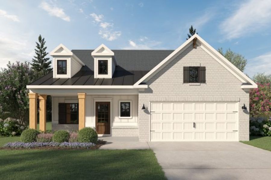 Representative exterior photo of a completed home built from the Maple by Kerley Family Homes in Pevensie Manor, Powder Springs, GA (Image 3). Representative exterior photo of a completed home built from the Maple by Kerley Family Homes in Pevensie Manor, Powder Springs, GA (Image 3).