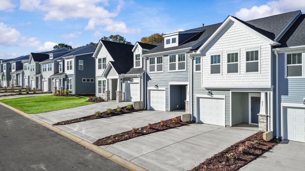 Eye-catching exterior with timeless color palette and superior architectural detail