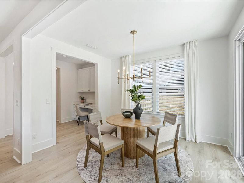 Furnished interior view inside a new home in , Charlotte (Image 14).