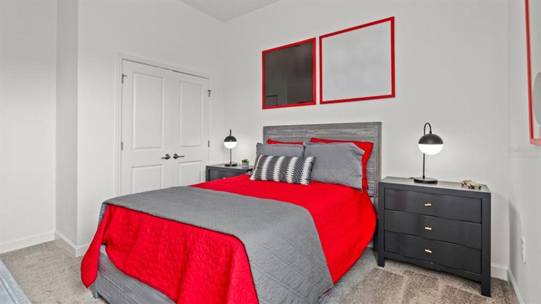 Furnished interior view inside a new home in , Clermont (Image 10). Furnished interior view inside a new home in , Clermont (Image 10).