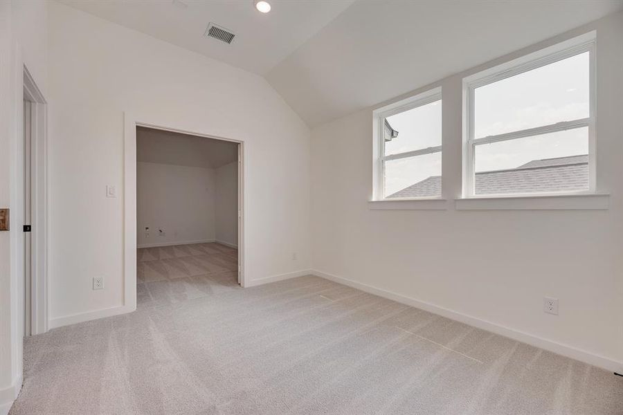 Spacious, unfurnished interior of a new home in Light Farms Brenham - 40' Lots, Celina (Image 32).