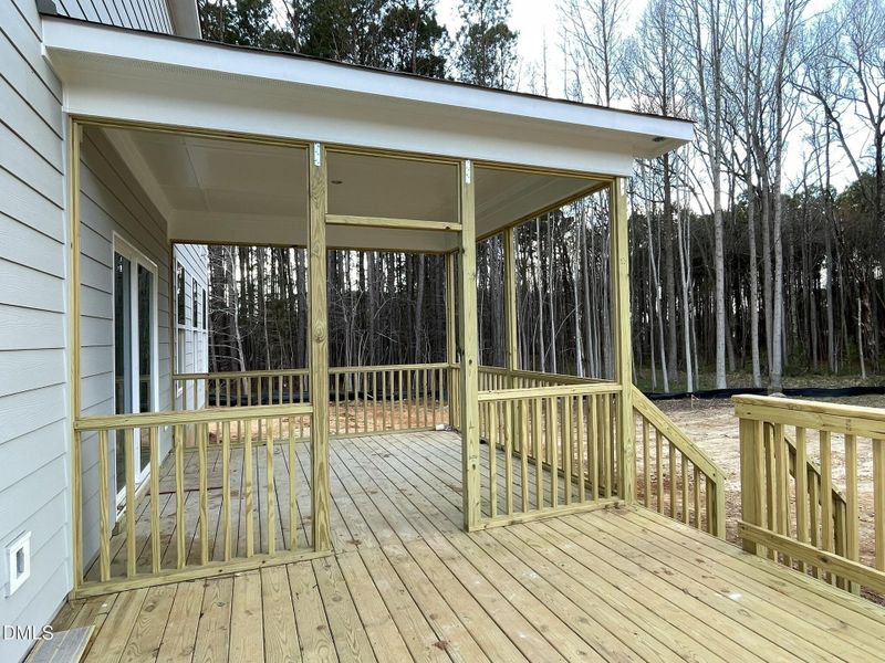 Screened porch
