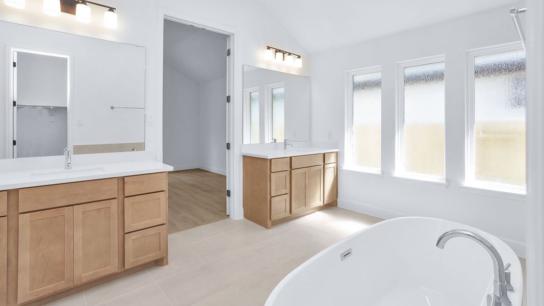 Furnished interior view inside a new home in Woodhavyn, Magnolia (Image 7).