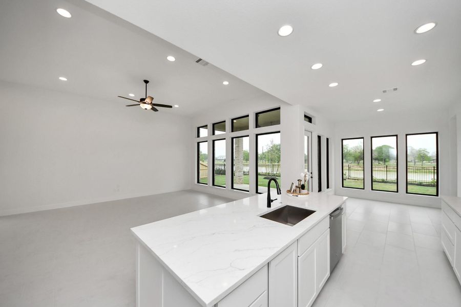 Furnished interior view inside a new home in Candela South, Richmond (Image 8).