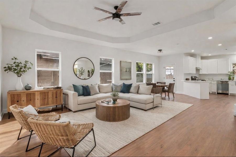 Furnished interior view inside a new home in , Gainesville (Image 11).