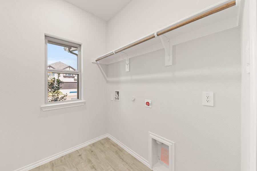 Front exterior of a new home in Keeneland, Aubrey, TX, highlighting curb appeal (Image 27).