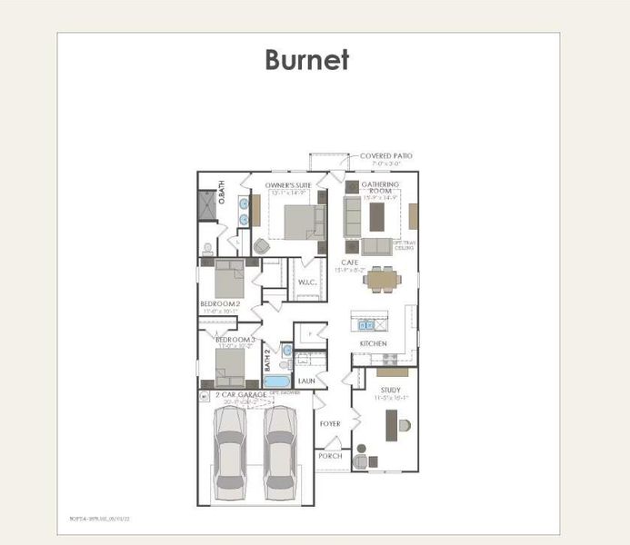 Pulte Homes, Burnet floor plan