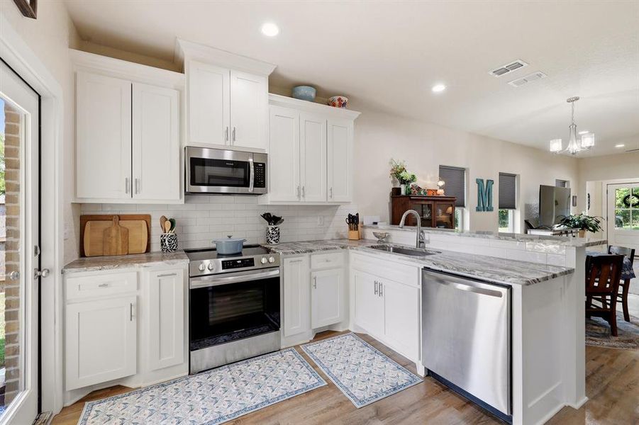 Furnished interior view inside a new home in , Arp (Image 12).