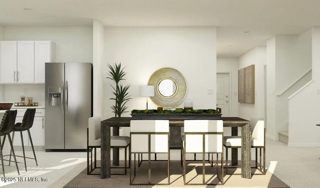 Furnished interior view inside a new home in Kings Preserve, Jacksonville (Image 12). Furnished interior view inside a new home in Kings Preserve, Jacksonville (Image 12).