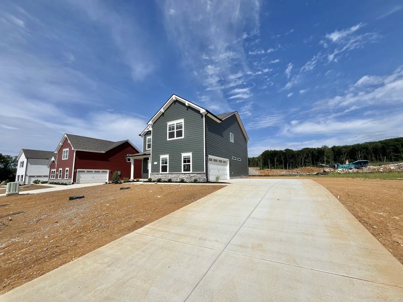 Got to love a side entry garage and a little extra driveway