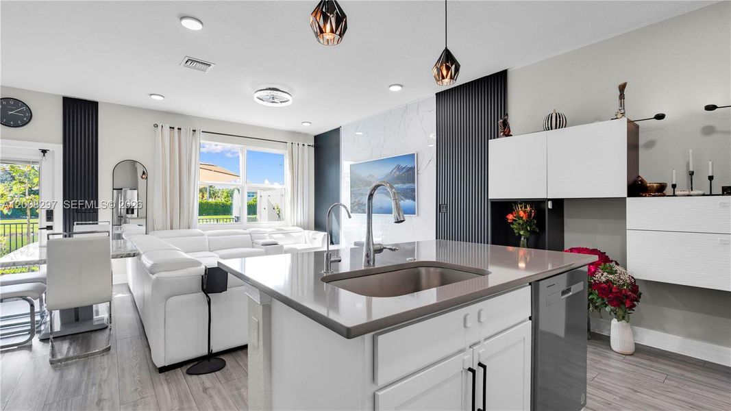 Furnished interior view inside a new home in , Lauderdale Lakes (Image 30).