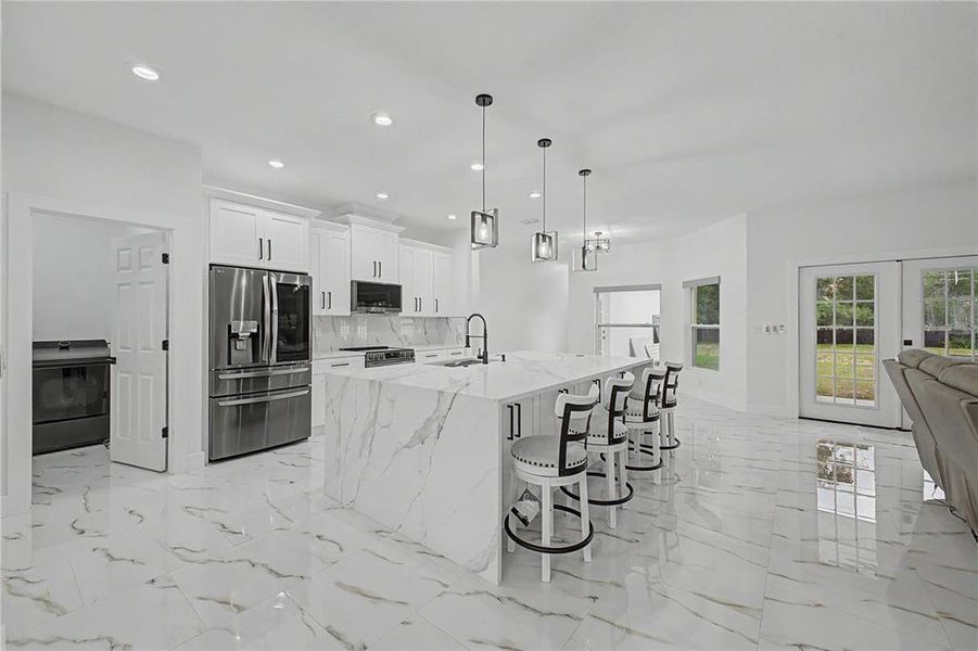 Furnished interior view inside a new home in , Weeki Wachee (Image 13).