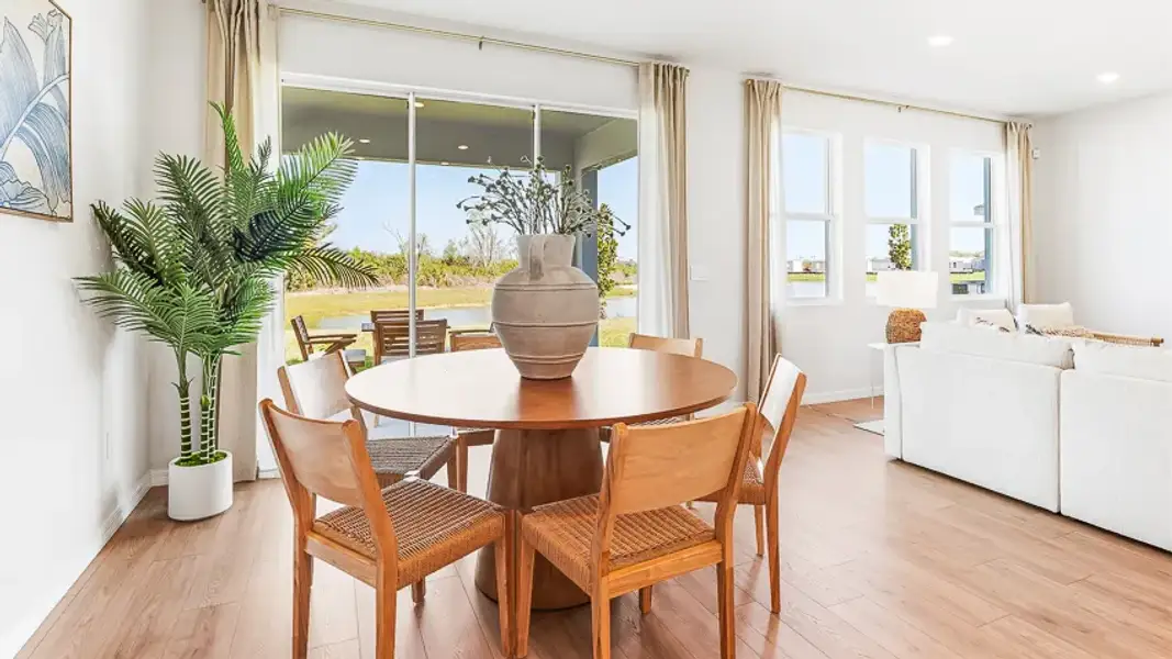 Representative furnished interior of a home built from the Coral by D.R. Horton in Pinellas County Spot Lots, Pinellas Park (Image 7).