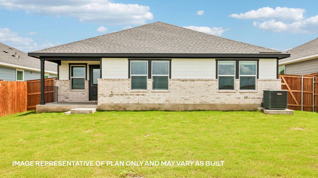 Exterior details and patio area of a home in Thunder Rock, Marble Falls (Image 3).