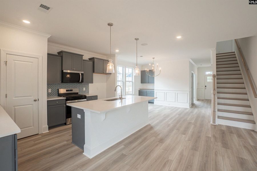 Furnished interior view inside a new home in Beach Forest, Sumter (Image 10). Furnished interior view inside a new home in Beach Forest, Sumter (Image 10).