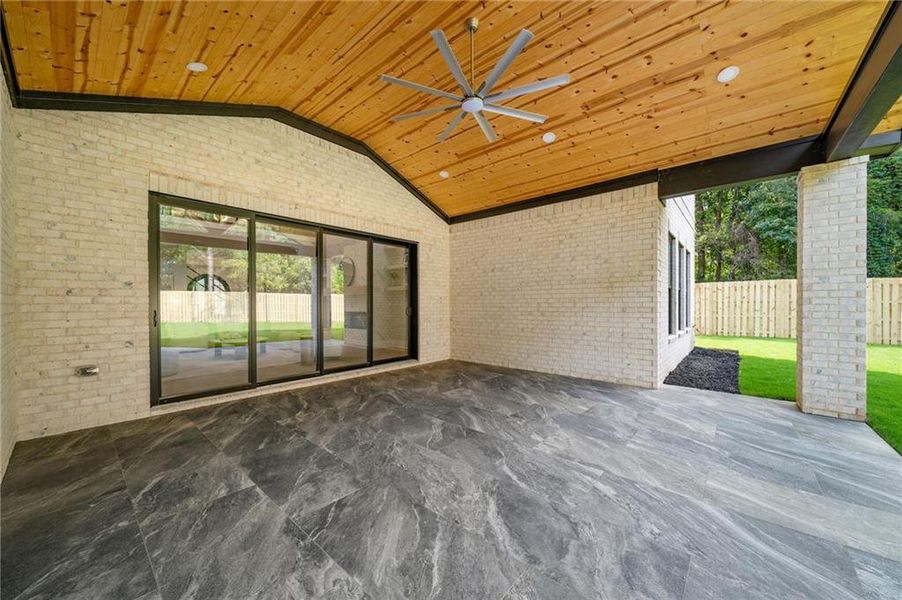 Exterior details and patio area of a home in , Suwanee (Image 4).