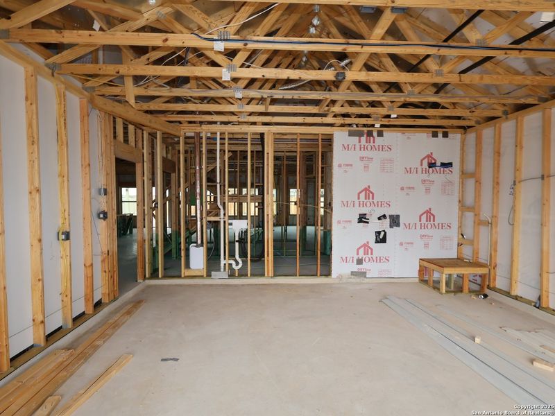 In-progress construction of a new home in Winding Brook, San Antonio, TX (Image 25).