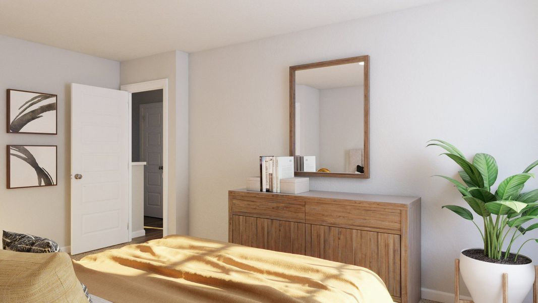 Representative furnished interior of a home built from the The Bluff by Legend Homes in Hanna Ranch, Fort Worth (Image 25).