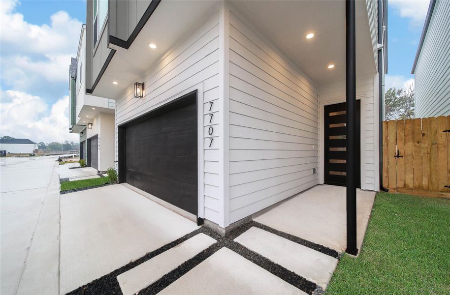 Exterior details and patio area of a home in , Houston (Image 3). Exterior details and patio area of a home in , Houston (Image 3).