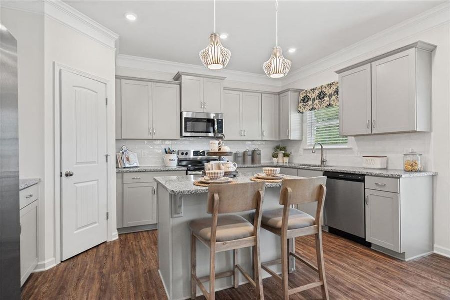 Furnished interior view inside a new home in Sycamore Crest, Calhoun (Image 9).
