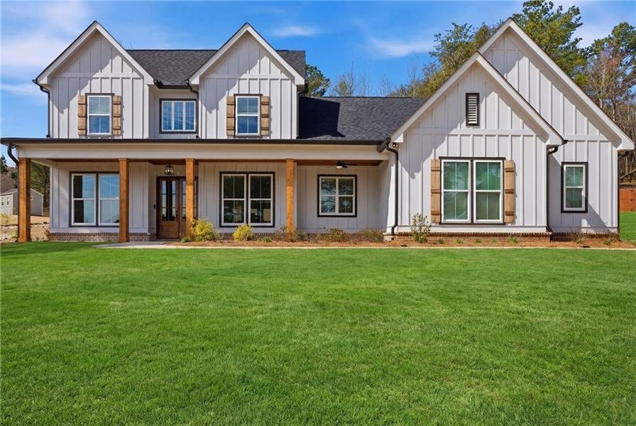 Front exterior of a new home in , Jasper, GA, highlighting curb appeal (Image 30).