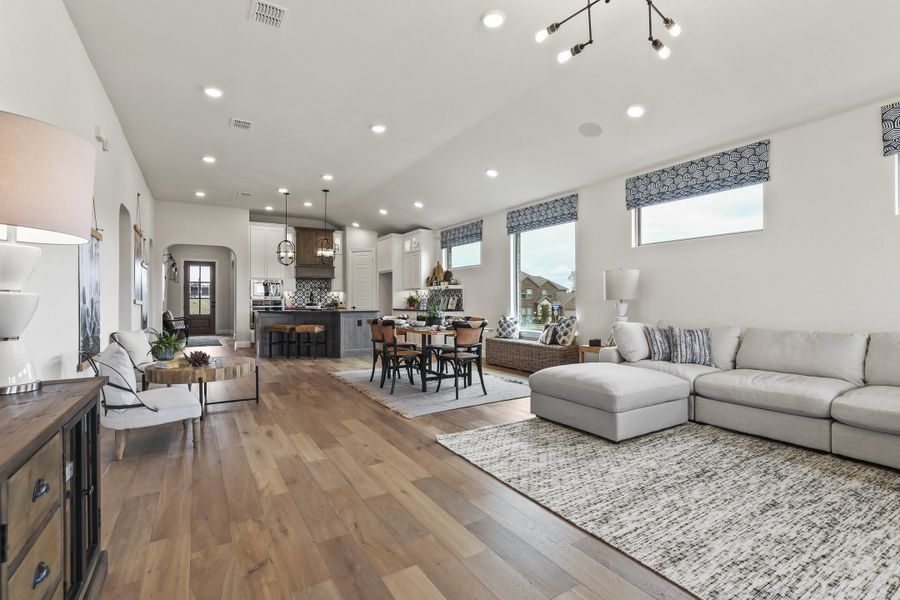 Representative furnished interior of a home built from the Laney by Cambridge Homes in Ribbonwood, Aubrey (Image 11).