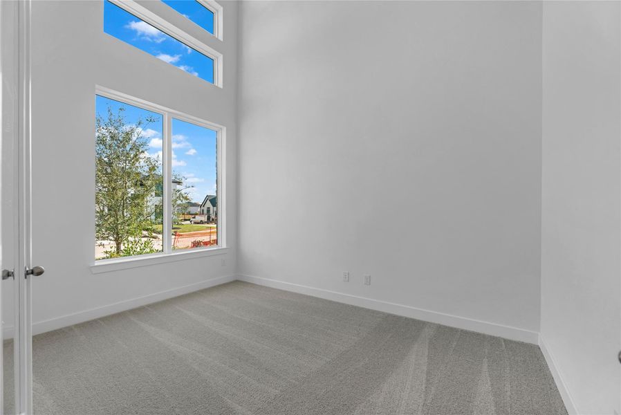 Spacious, unfurnished interior of a new home in Sienna, Missouri City (Image 17). Spacious, unfurnished interior of a new home in Sienna, Missouri City (Image 17).