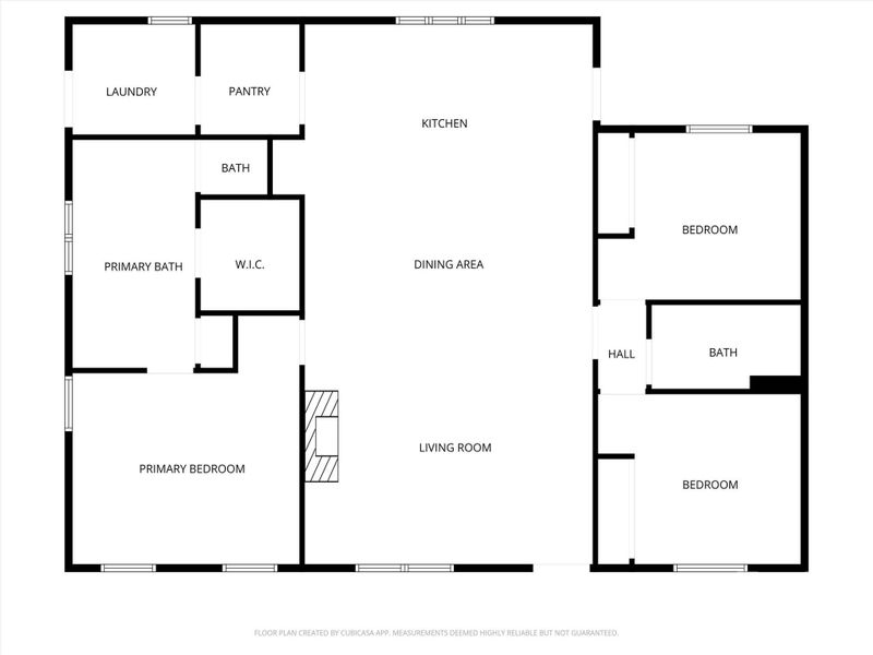 2D floor plan layout of this home in , Nebo, NC (Image 3).