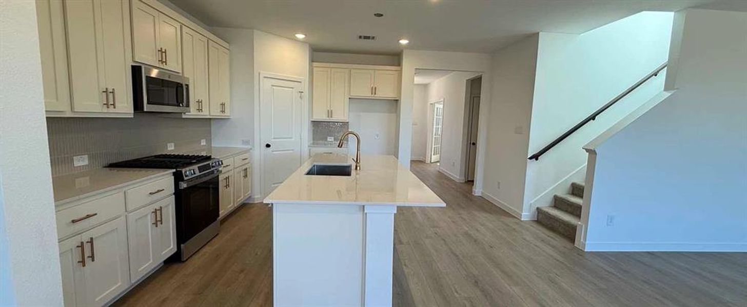 Kitchen Construction Progress featuring the Serene Collection