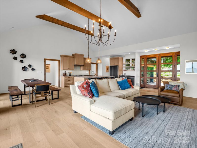 Furnished interior view inside a new home in , Mill Spring (Image 11).