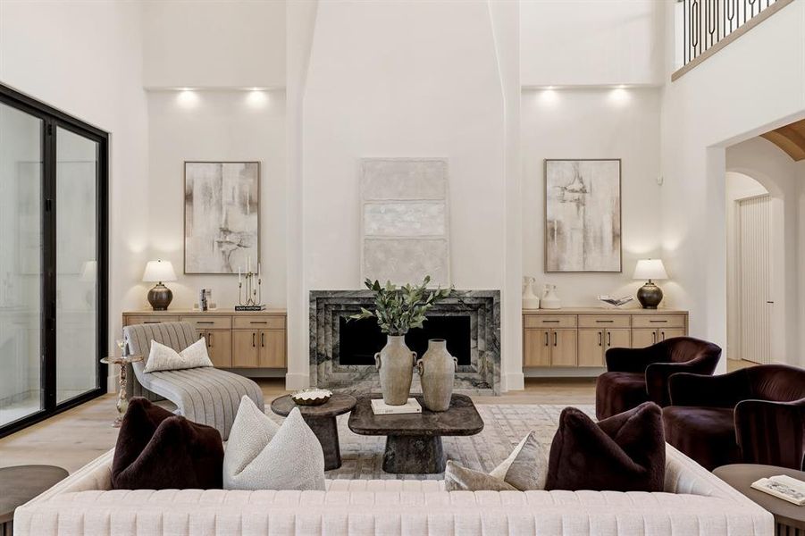 Furnished interior view inside a new home in , Dallas (Image 7).