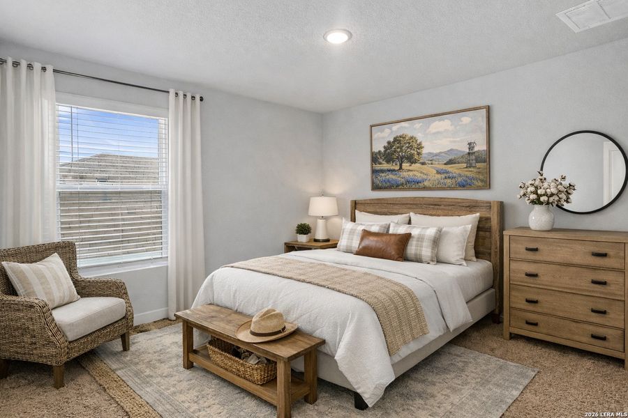 Furnished interior view inside a new home in Bear Creek, San Antonio (Image 5).