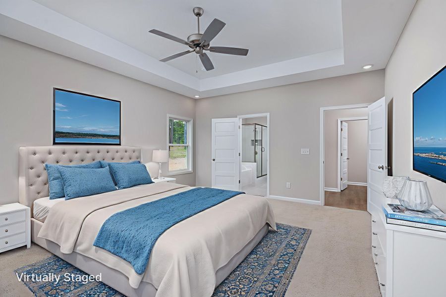 Furnished interior view inside a new home in Stewart Estates, Meansville (Image 12).