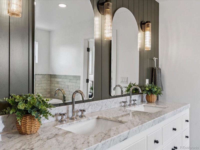 Furnished interior view inside a new home in , Denver (Image 41).