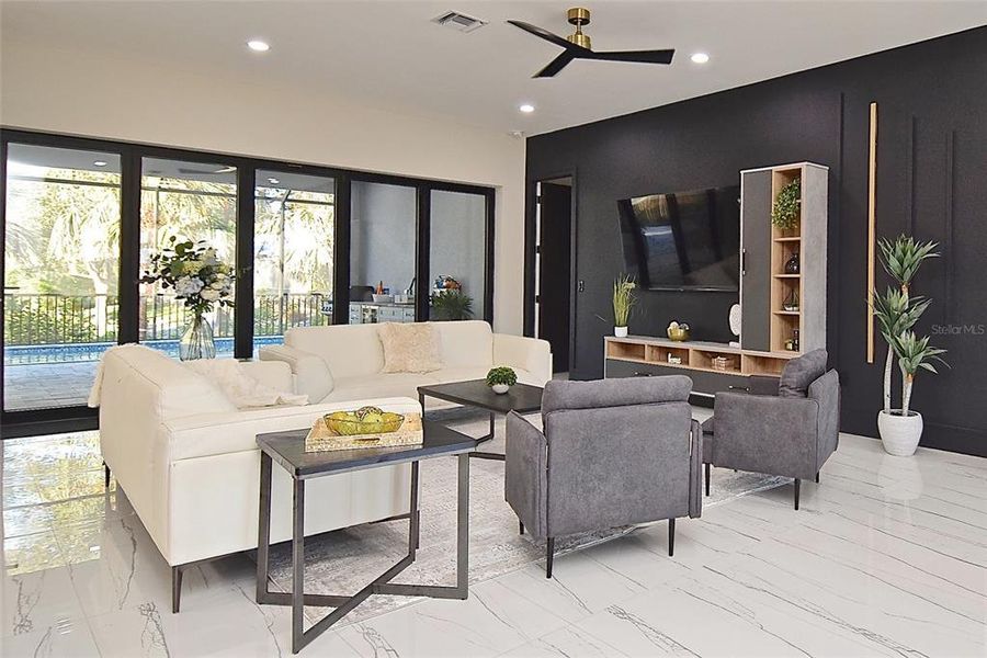 Furnished interior view inside a new home in , Nokomis (Image 61).