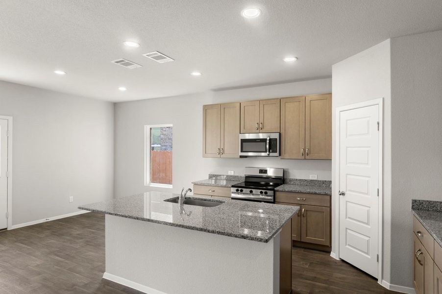 Furnished interior view inside a new home in Oaks at San Gabriel, Georgetown (Image 13). Furnished interior view inside a new home in Oaks at San Gabriel, Georgetown (Image 13).