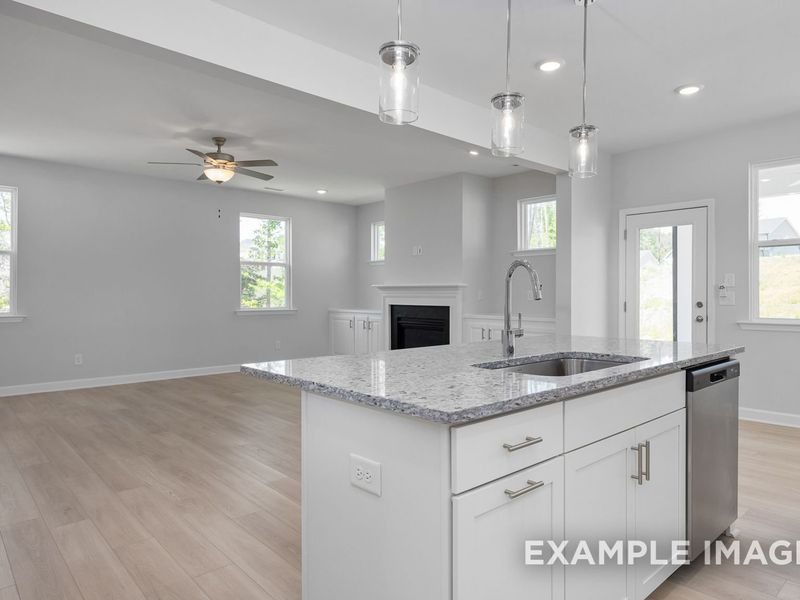 Representative furnished interior of a home built from the The Gavin A by Davidson Homes LLC in Gregory Village, Lillington (Image 14).