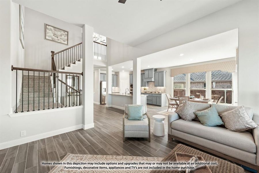 Furnished interior view inside a new home in North Grove, Waxahachie (Image 22).