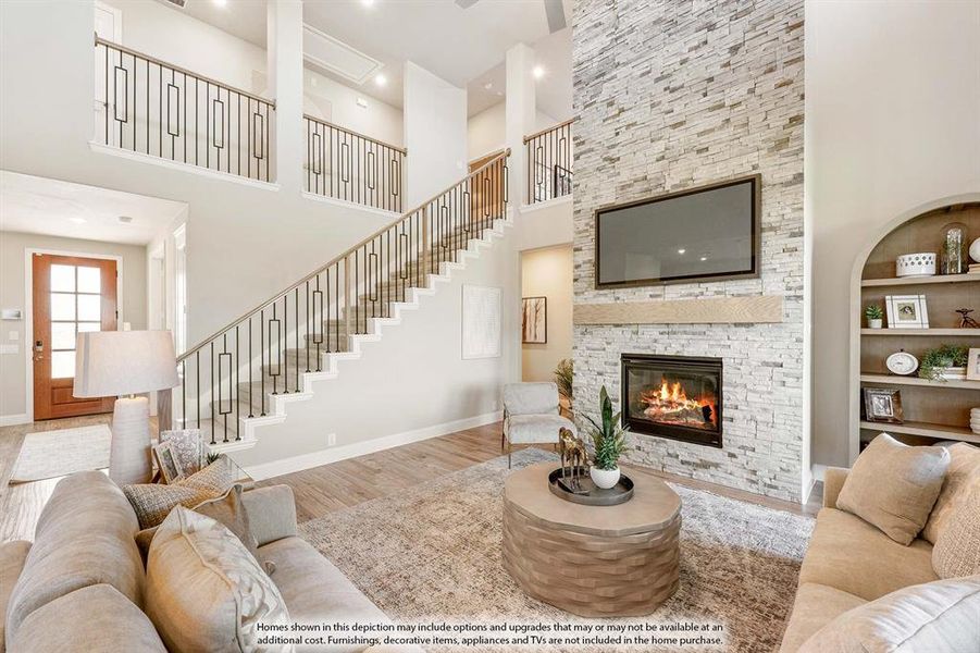 Furnished interior view inside a new home in Sutton Fields, Celina (Image 16).