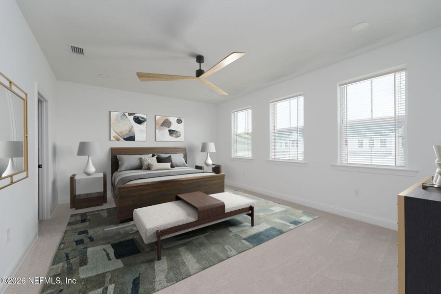 Furnished interior view inside a new home in , St. Augustine (Image 10).