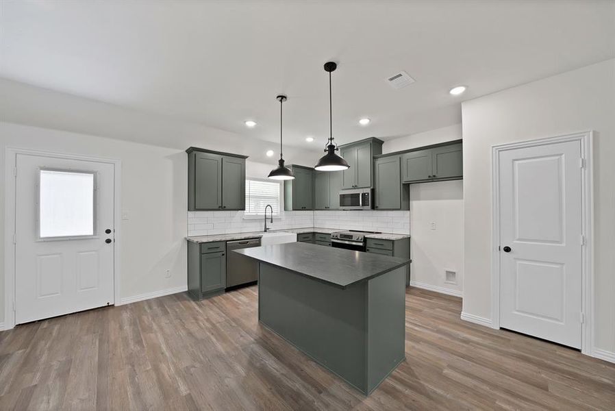 Furnished interior view inside a new home in , Poolville (Image 9).